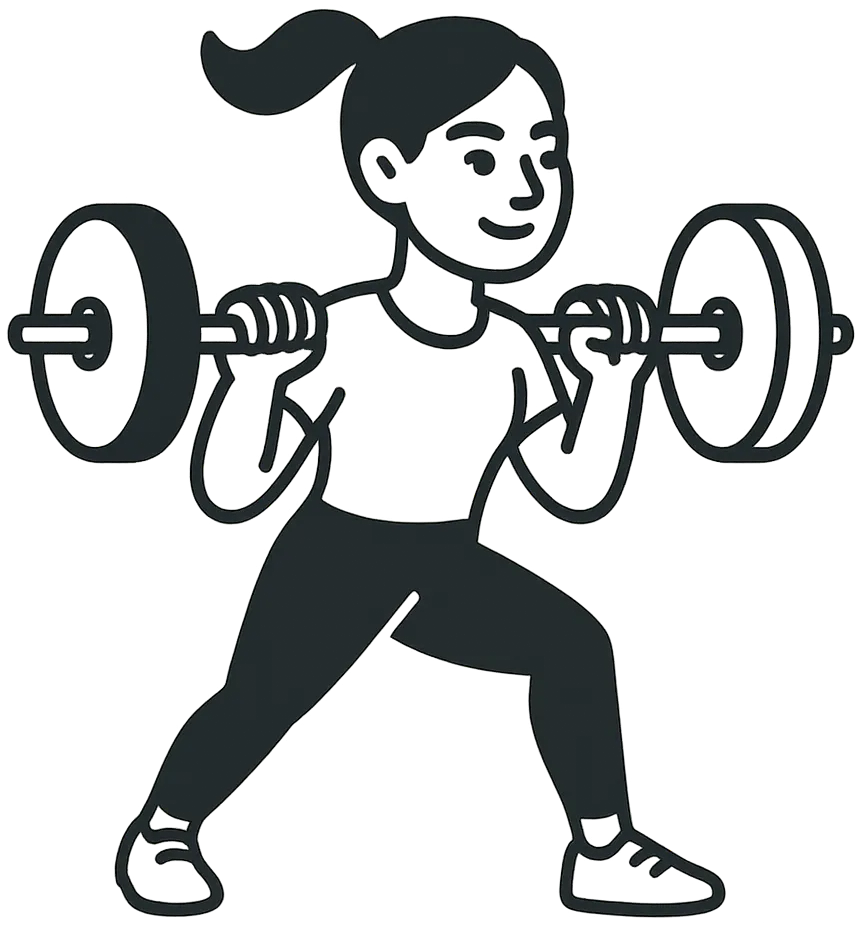 Girl working out