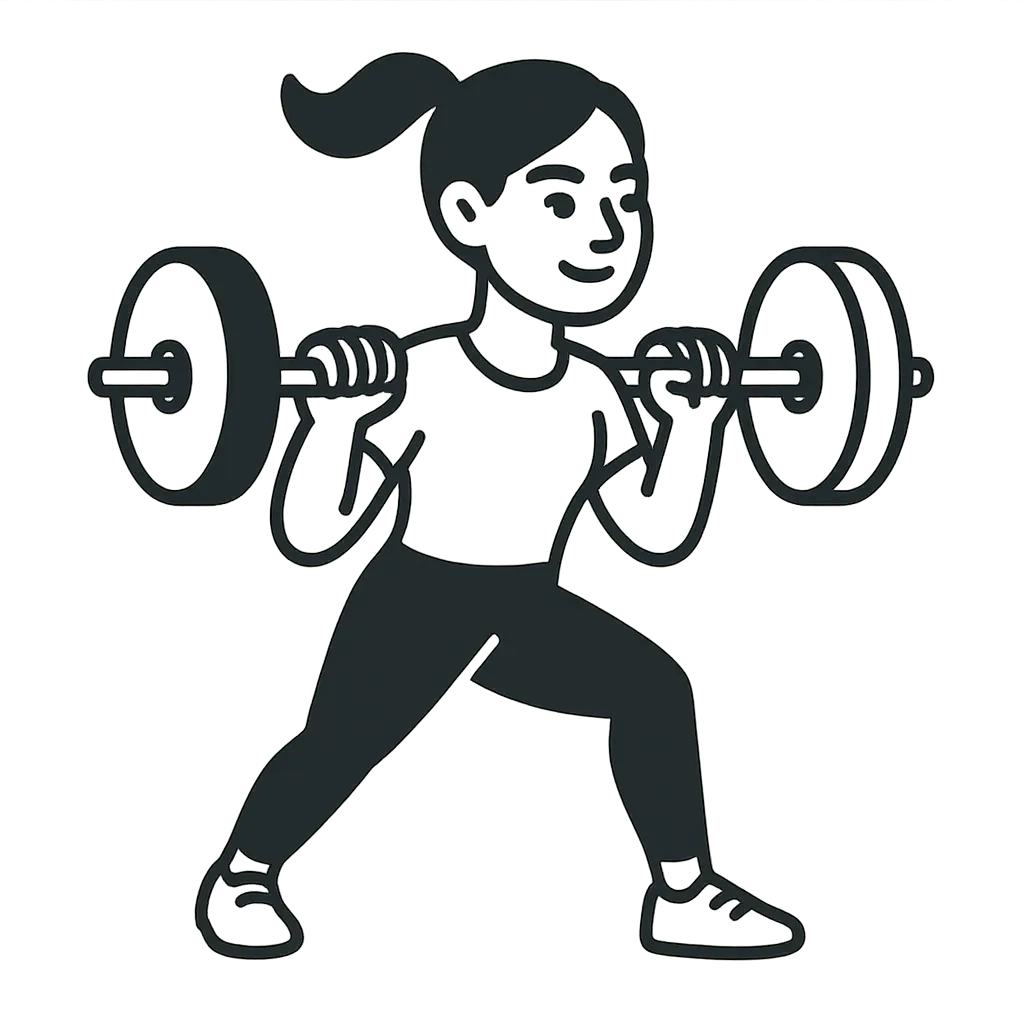 Girl working out